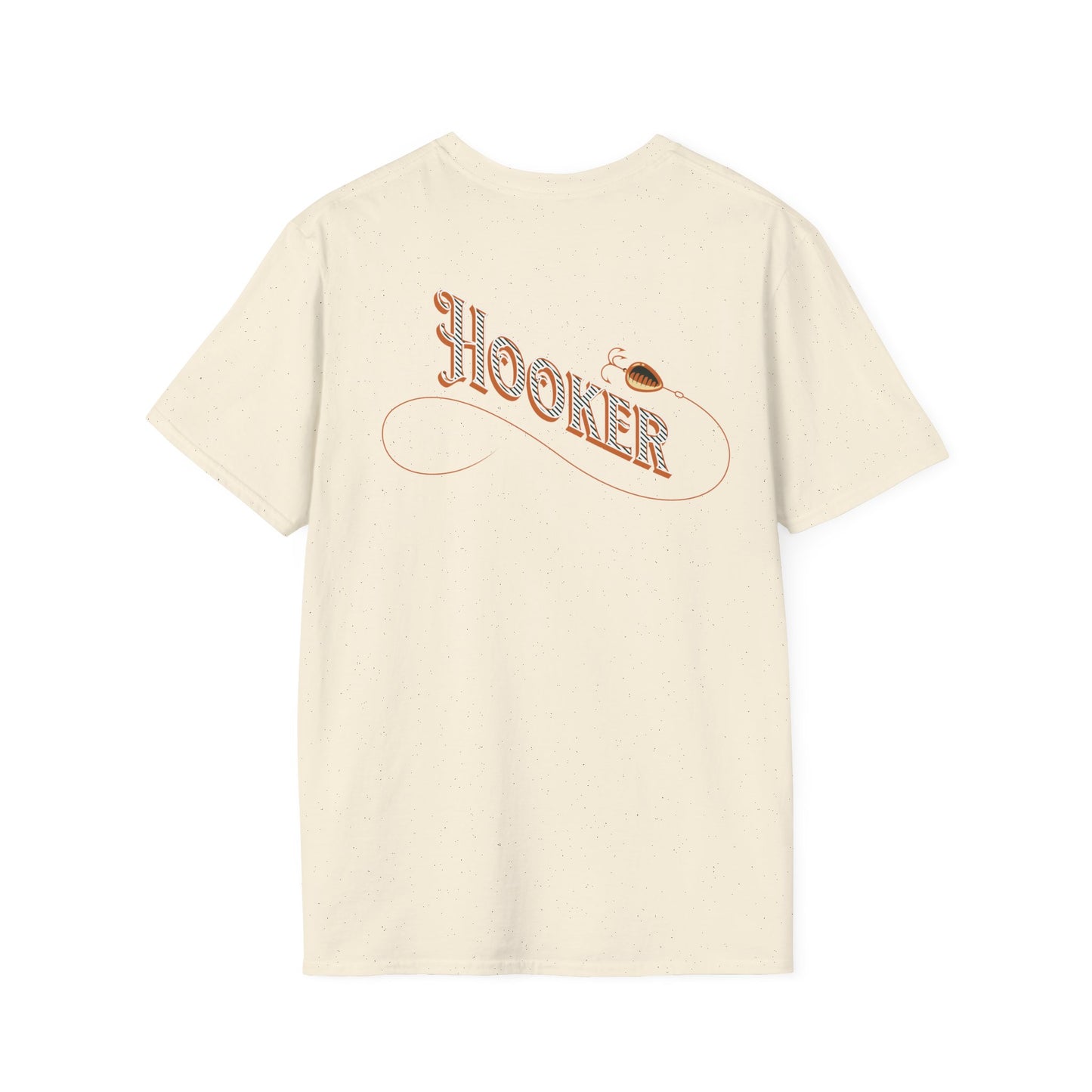 Fishing Theme T-Shirt - Humorous Rear Illustration