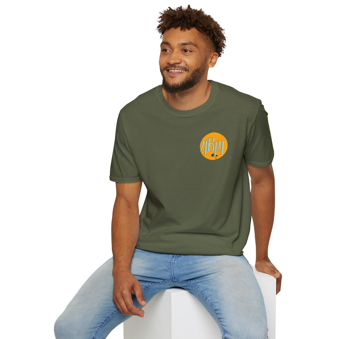 Softstyle T-Shirt with 4614 Brand Showcase Design
