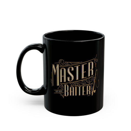 Mug - Humorous Fishing Themed Novelty Black Mug (11oz, 15oz)