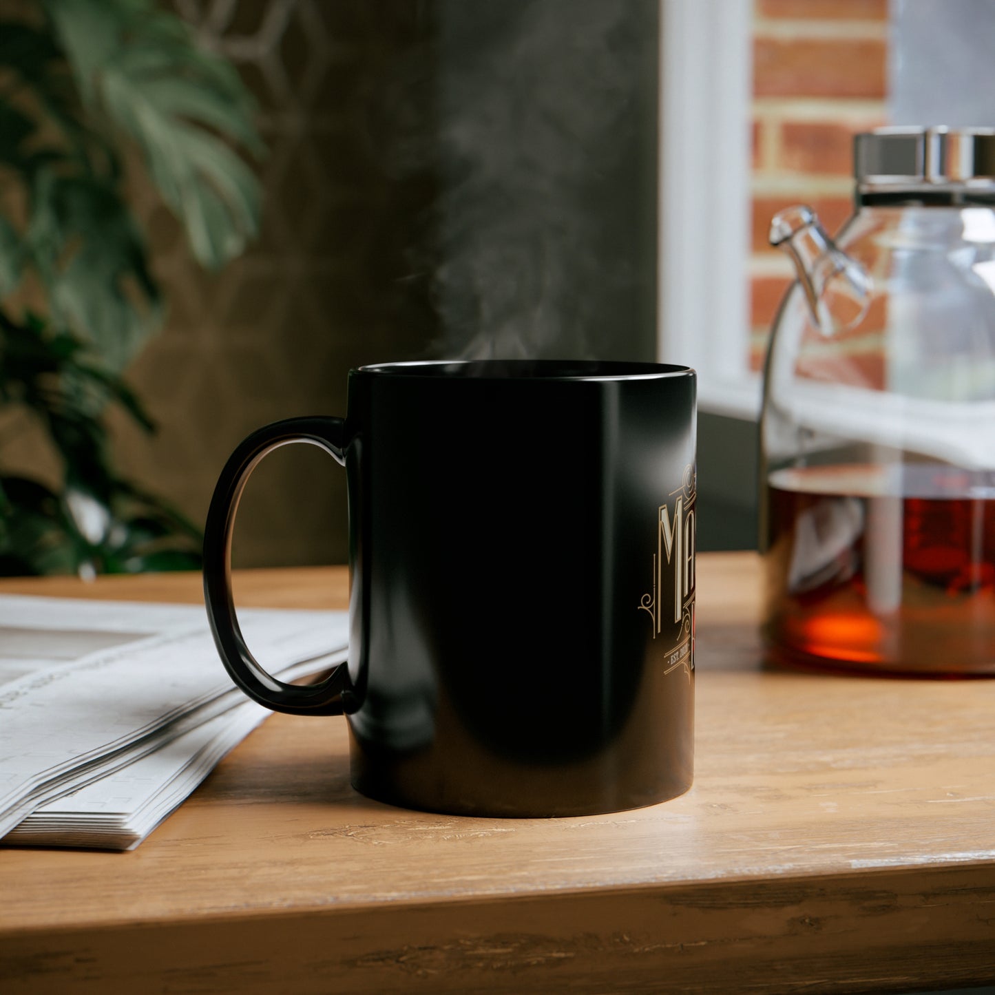 11oz Master Baiter Black Mug