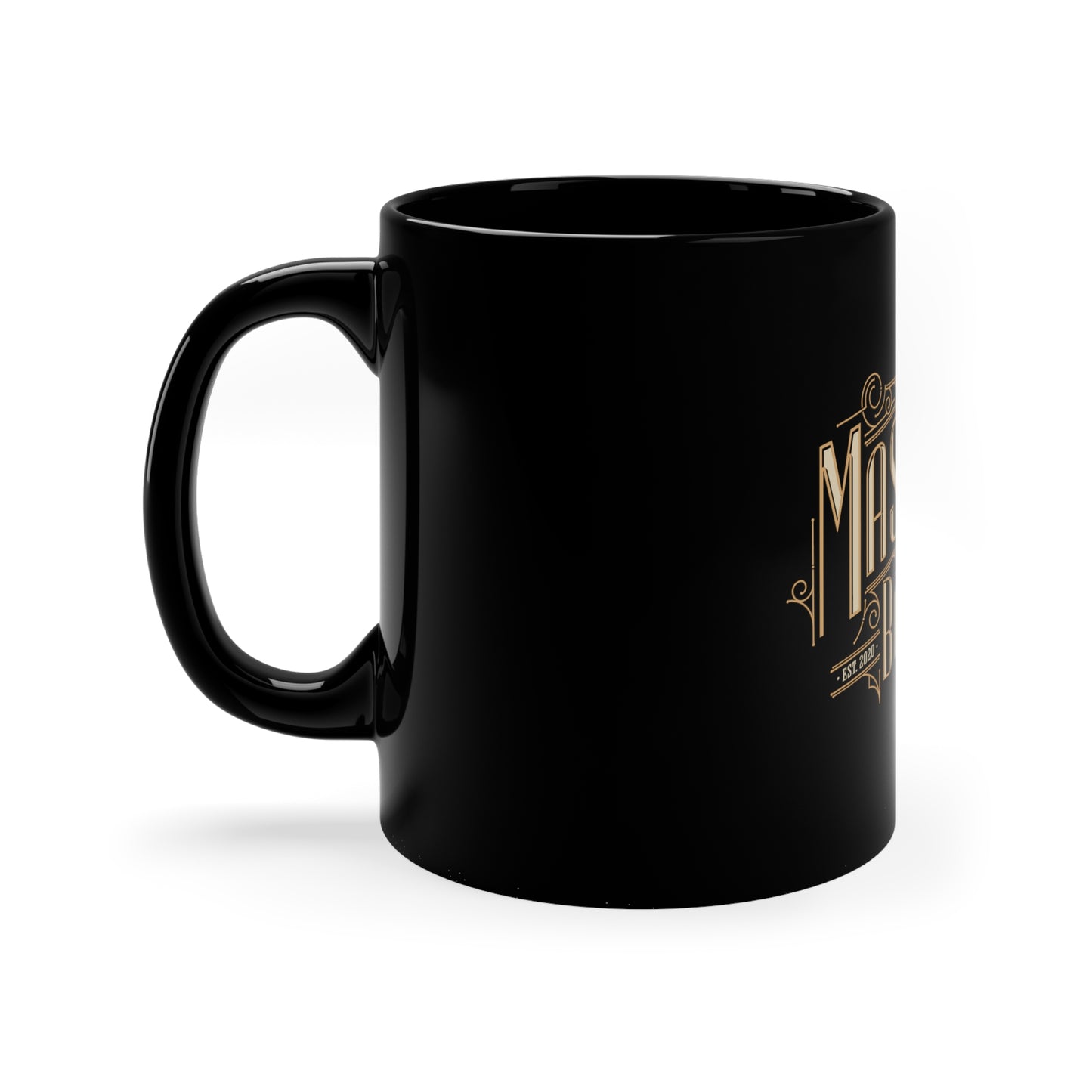 11oz Master Baiter Black Mug